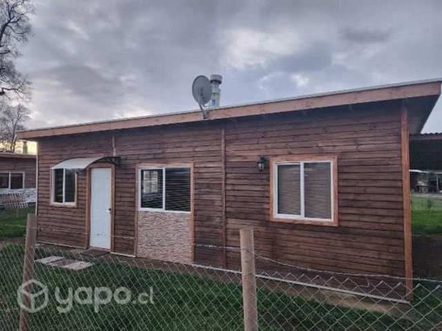 Cabaña en parcela
