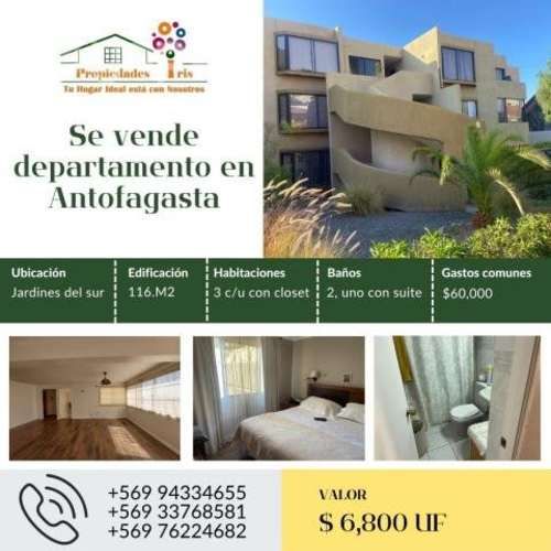 Se vende departamento en Antofagasta