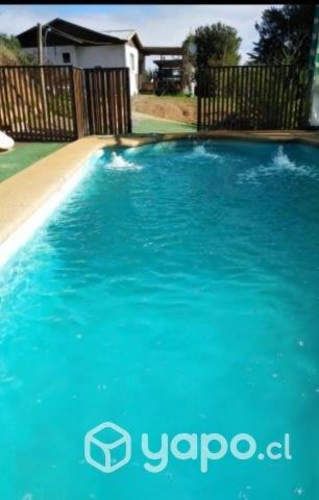 Arriendo parcela con casa y piscina