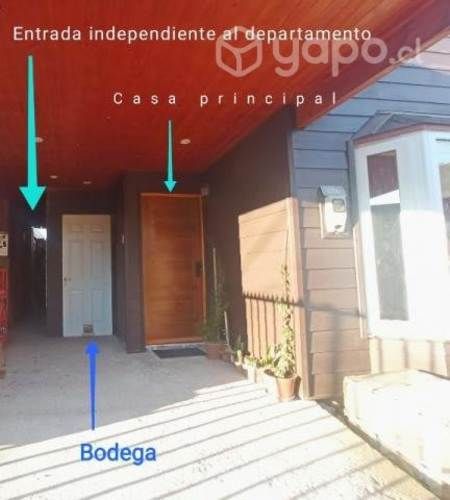 Se arrienda dpto interior