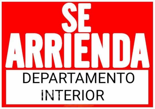 Se arrienda departamento interior