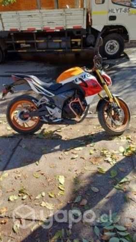 Moto honda cb190 año 2016