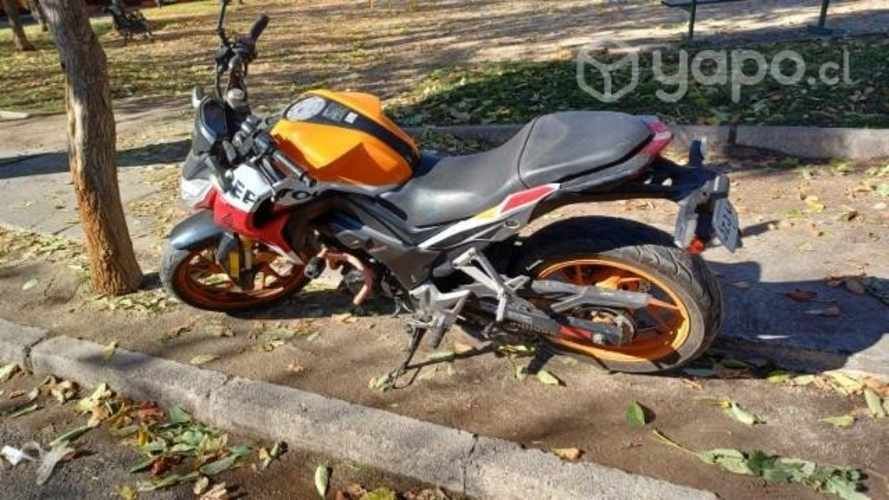 Moto honda cb190 año 2016