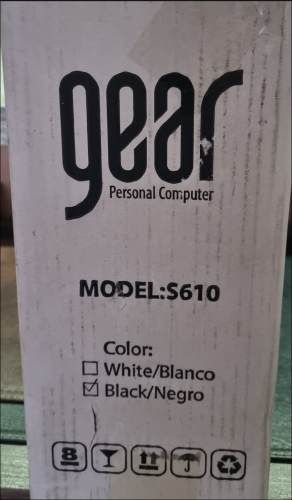 Gear S610 Desktop Celeron J4005 RAM 4GB SSD120GB