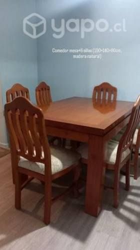 Comedor (mesa y 6 sillas)