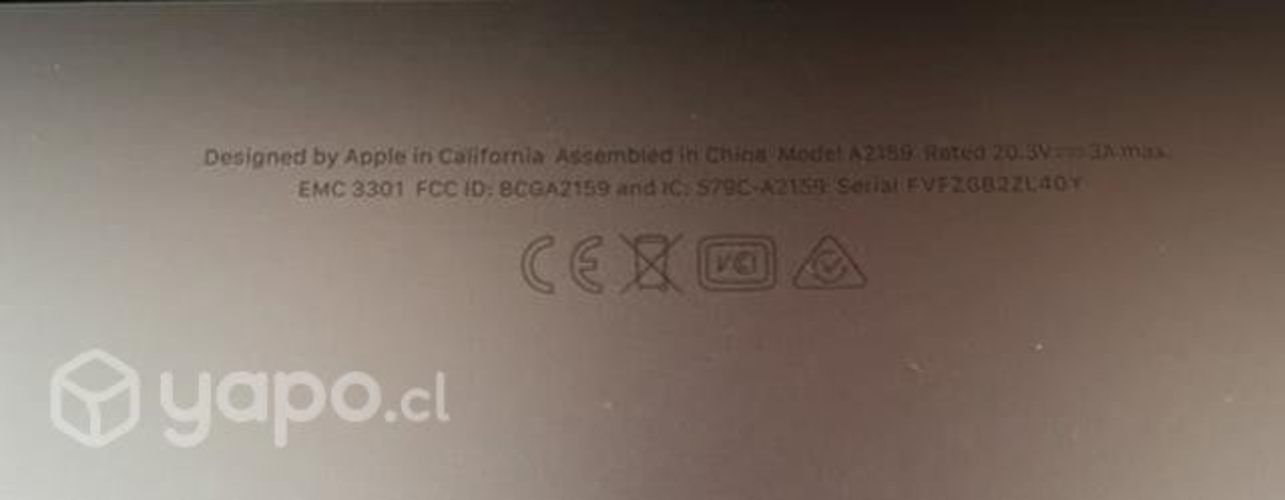 MacBook Pro Touchbar 2019