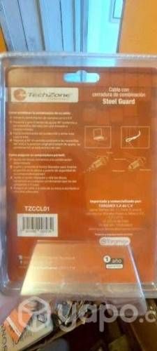 Cable con cerradura de combinación