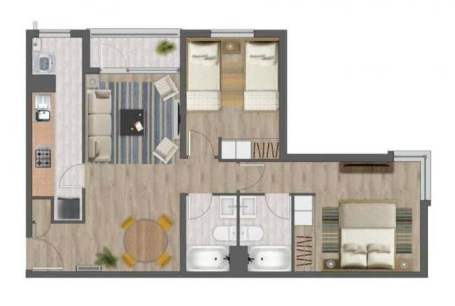 Arriendo Nuevo departamento en Valle Volcanes