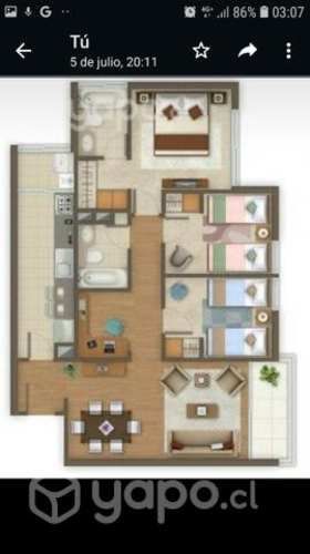 Depto 3 Dorm 2 Baños Con Estacionamiento Chiguayan