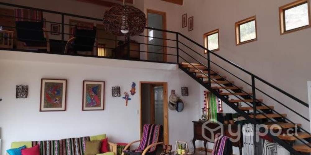 Hermosa casa en parcela en cerro en La Obra