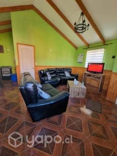 Cabaña amoblada para 2 personas.