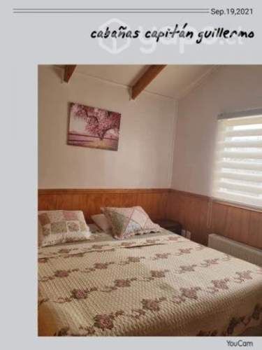 Cabaña amoblada para 2 personas.