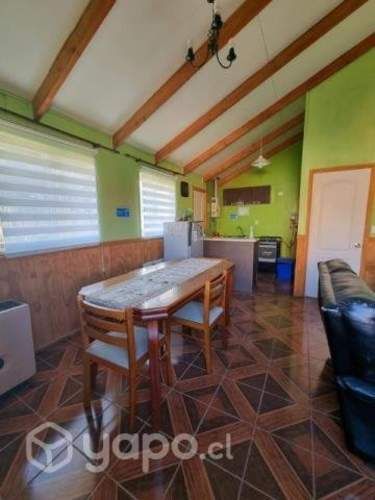 Cabaña amoblada para 2 personas.