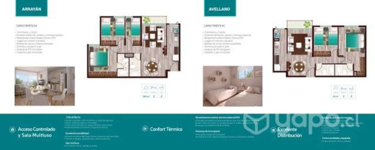 Arriendo depto Bosque Pucalan