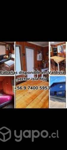 Cabañas disponible en valdivia sector isla teja