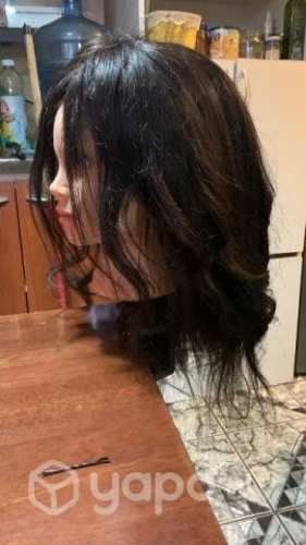 Peluca pelo 100% natural