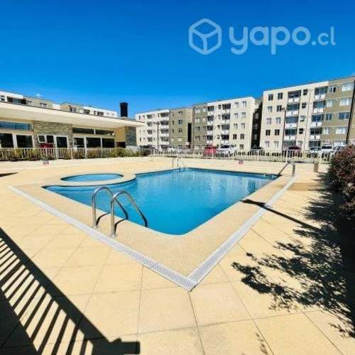 Gran Departamento En Condominio Parque Oriente