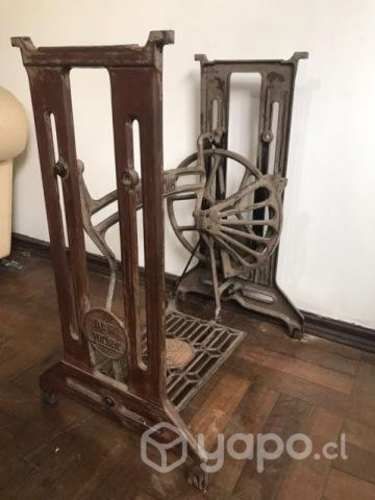 Pie de máquina fierro