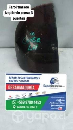 Farol trasero izquierdo Chevrolet Corsa desarmadur