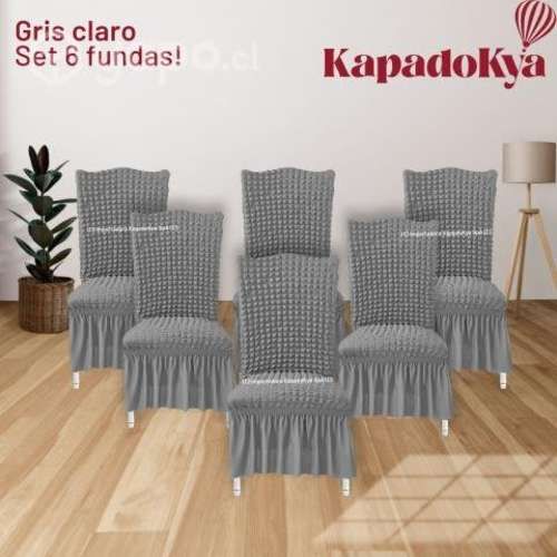 FUNDAS DE SILLAS pack (6 und.)