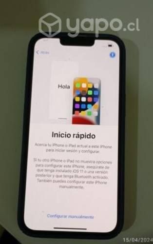 IPhone 13 de 256 gb nuevo 100% bateria