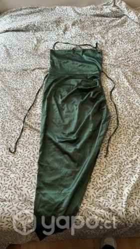 Vestido elegante talla m verde
