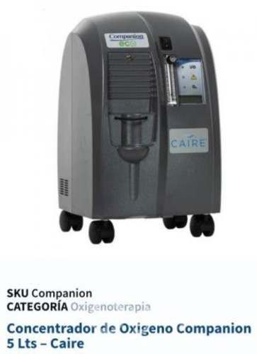 Caire Companion concentrador de oxigeno