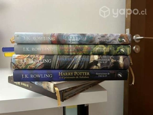 Libro 1, 2, 3 y 4 ilustrados de Harrypotter