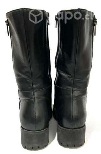 Bota 3/4 100% Cuero Marca Marquis N*37 Negro