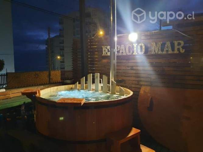 Cabañas a metros de playa y centro del Tabo, todas con vista al Mar