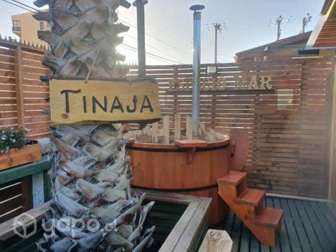 Cabañas a metros de playa y centro del Tabo, todas con vista al Mar
