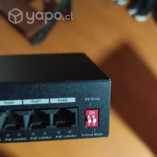 Switch poe 8 puertas conversable