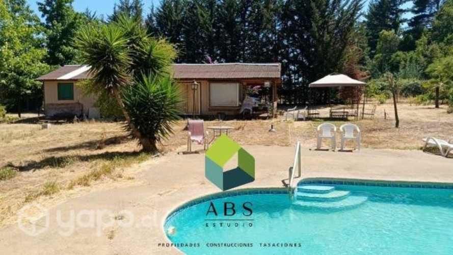 Parcela, casa y piscina cerca del centro, Quillón