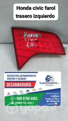 Farol trasero izquierdo Honda Civic desarmaduría