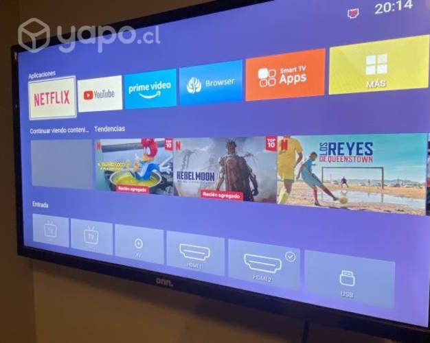 Smart tv ONN 32 pulgadas