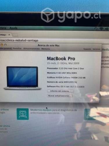 Macbook Pro 15 para arreglo