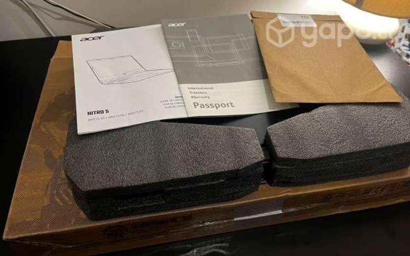 Notebook Gamer Acer Nitro 5 negra 15.6&quot;, AMD