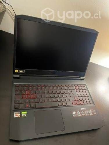 Notebook Gamer Acer Nitro 5 negra 15.6&quot;, AMD
