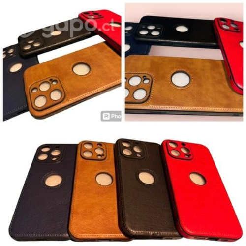 Carcasas cuero iphone todo los modelos