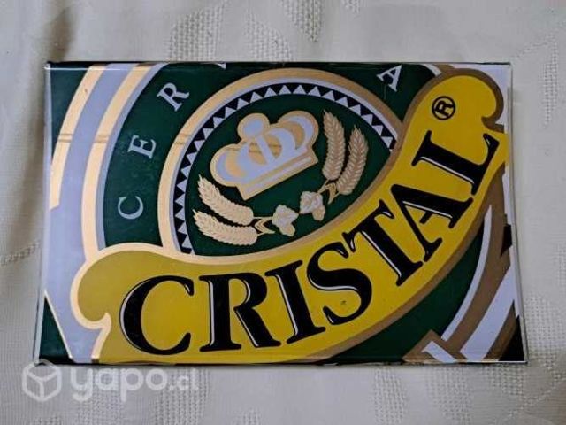 Antigua bandeja de propinas: cerveza cristal