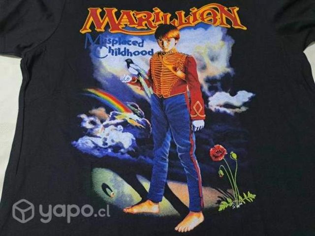 Polera de marillion: misplaced childhood 1985
