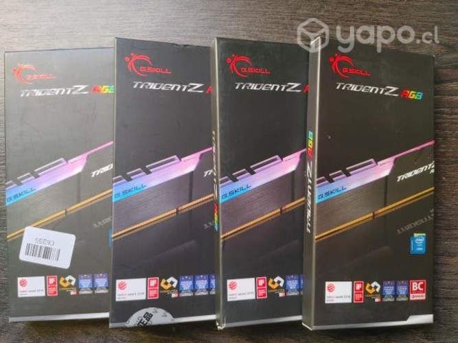 Pack memorias RAM ddr4 G.Skill tridentZ RGB