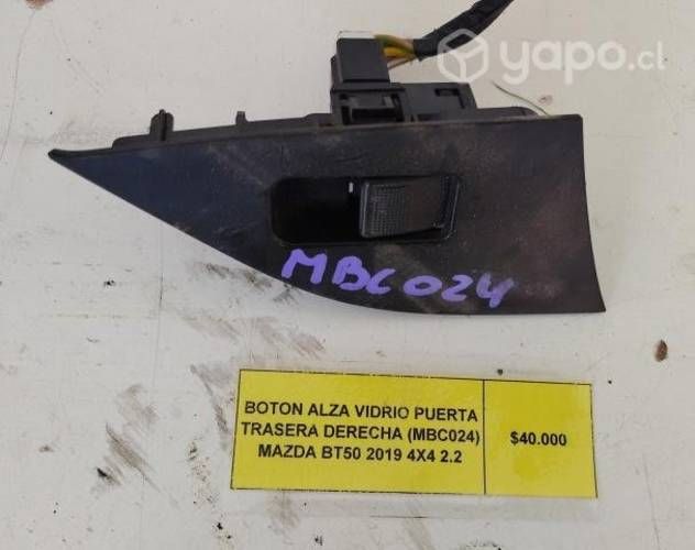 Boton Alza Vidr tras der (MBC024) BT50 2019 2.2