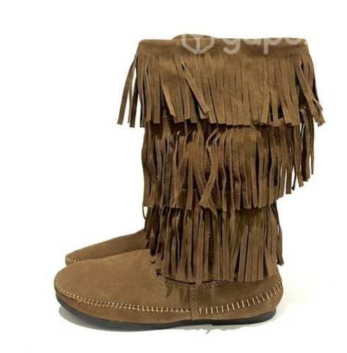 Bota Apache Flecos de Cuero Marca Tatienne N*40