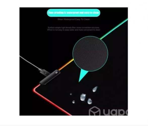 Mouse Pad Gamer Alfombrilla Antideslizante Luz Led