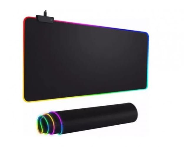 Mouse Pad Gamer Alfombrilla Antideslizante Luz Led