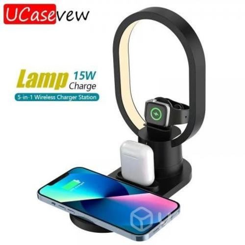 Estación De Carga Inalámbrica 4 En 1 Para iPhone