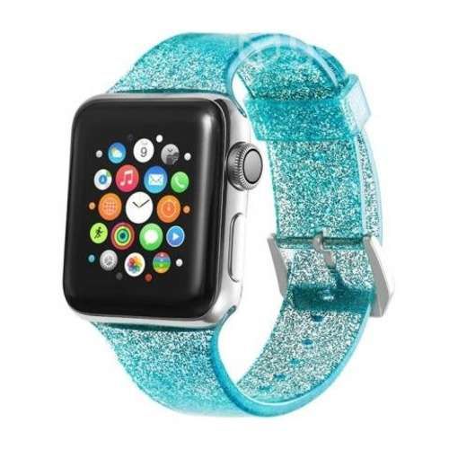 Correa Brillante De Silicona Para Iwatch 38/40/41/