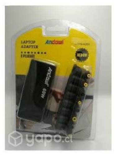 Cargador Universal Notebook Ajustable 9 Puntas