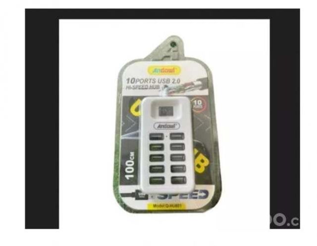 Concentrador De Red Usb Multi 2.0 Divisor Usb -10p